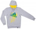 poleron adiadas gris claro